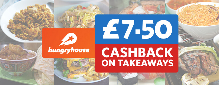 hungry house topcashback offer